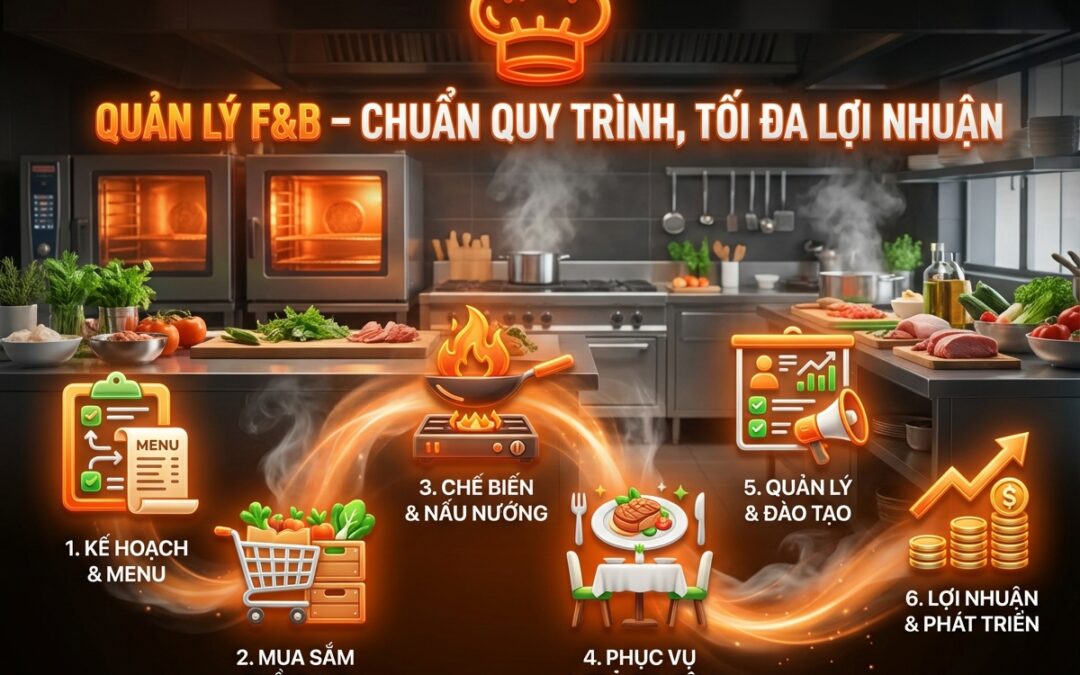 Kiểm soát tồn kho F&B: Thiết lập định mức tránh thất thoát