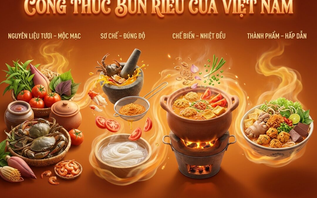 Bún Riêu Cua Chuẩn Vị: Bí Quyết Nấu Ngon Truyền Thống
