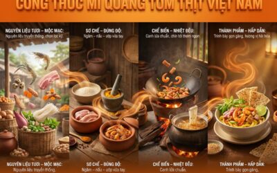 Công Thức Mì Quảng Tôm Thịt Chuẩn Vị Truyền Thống