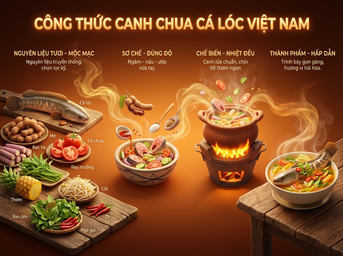 Công thức Canh Chua Cá Lóc: Nấu chuẩn vị truyền thống