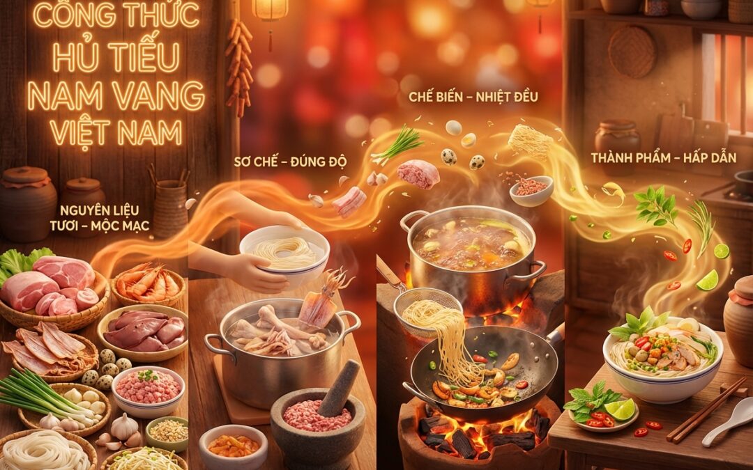 Công thức Hủ Tiếu Nam Vang: Chuẩn vị truyền thống