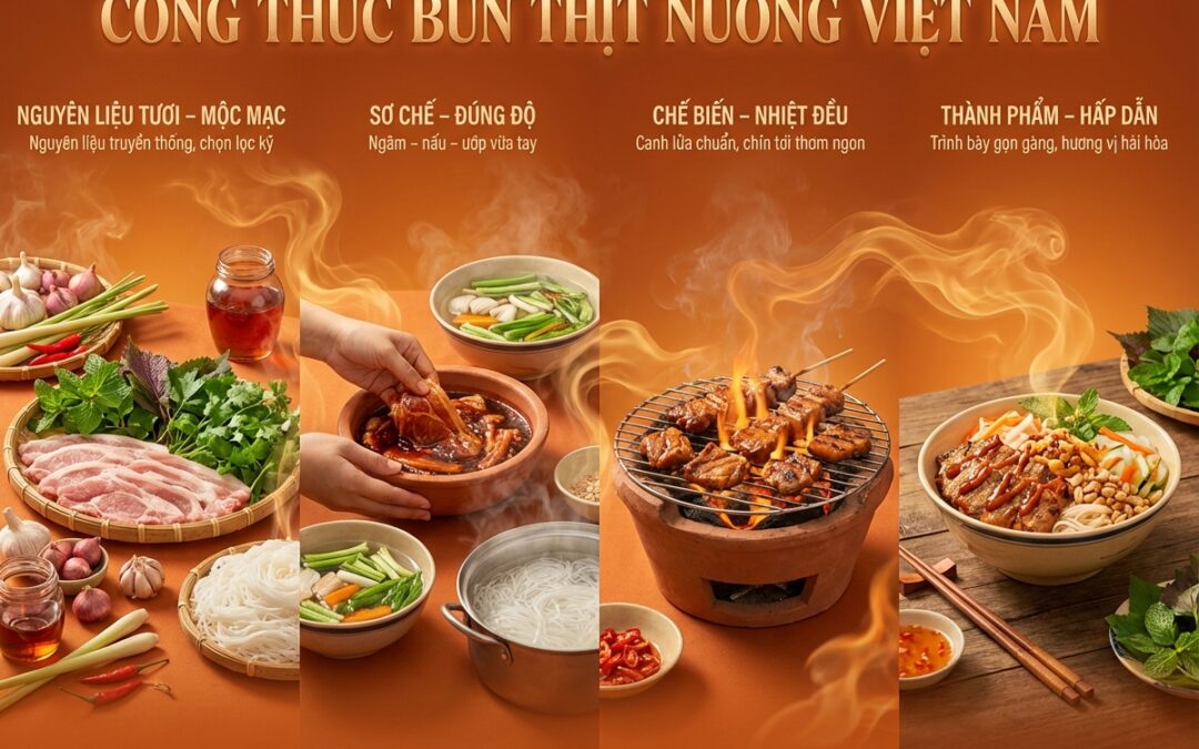 Công thức Bún Thịt Nướng: Nguyên liệu, Sơ chế và Bí quyết Chuẩn vị