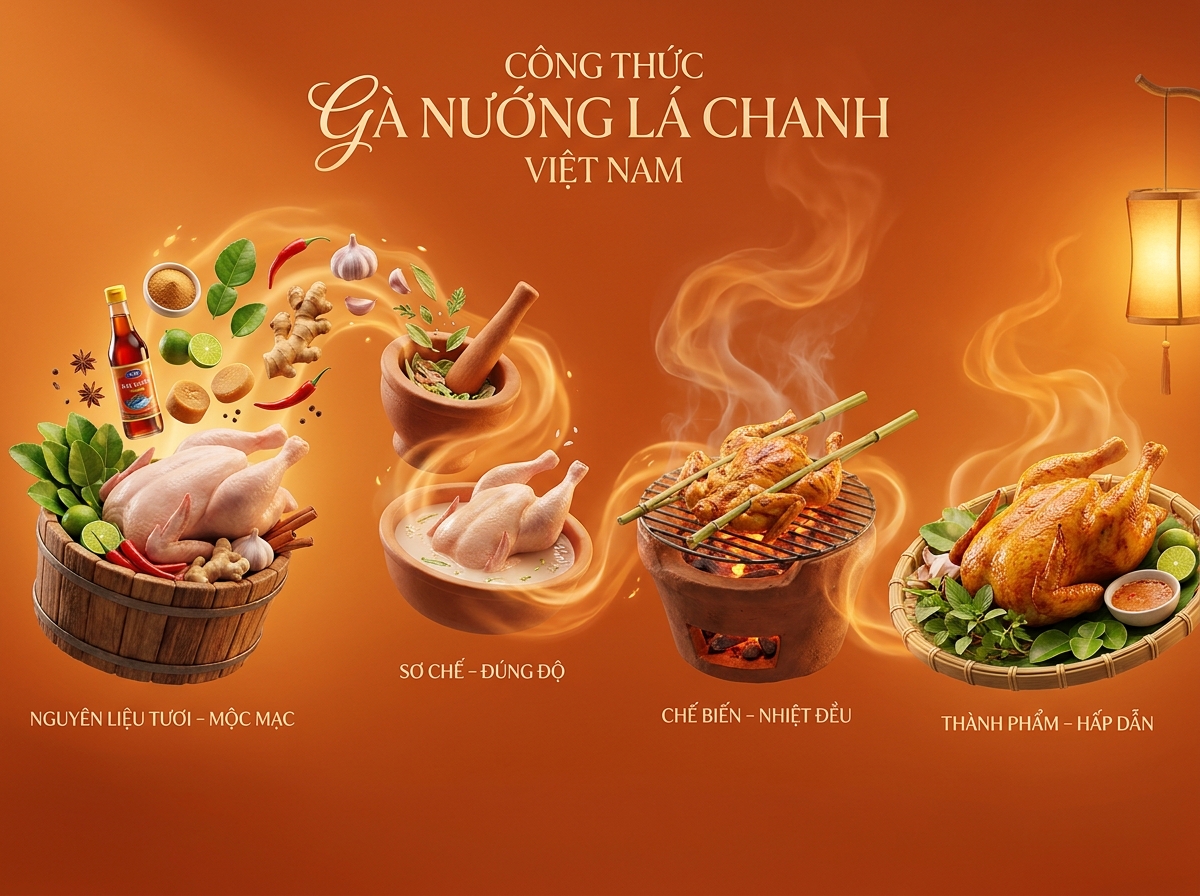 Công Thức Gà Nướng Lá Chanh: Bí Quyết Nấu Chuẩn Vị