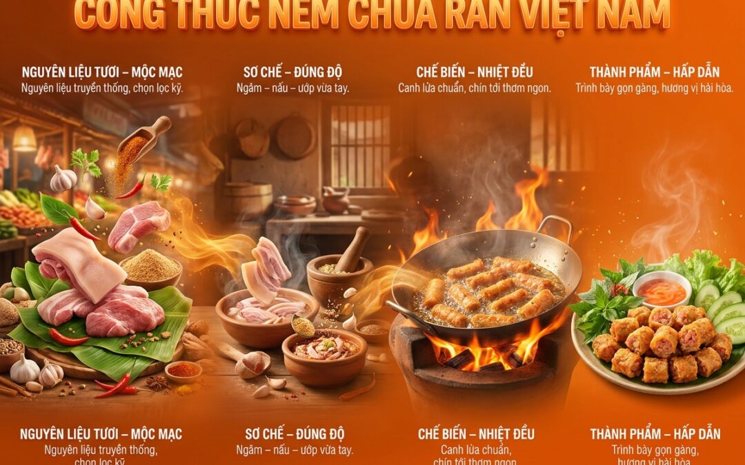 Nem Chua Rán: Công Thức Chuẩn Vị Truyền Thống