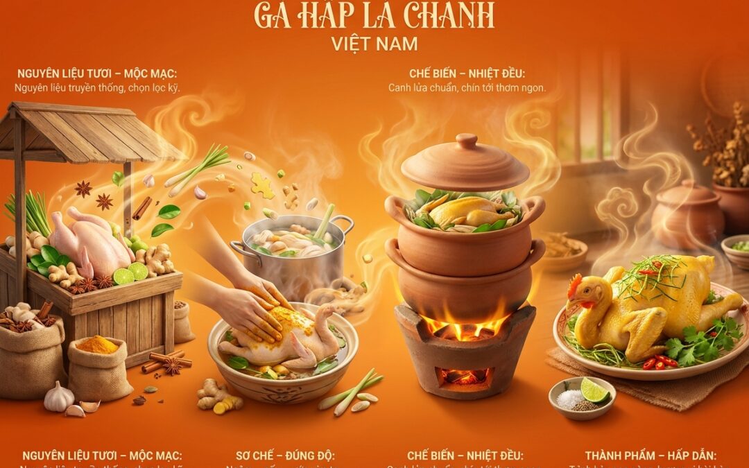 Gà Hấp Lá Chanh: Công Thức Truyền Thống, Chuẩn Vị Gia Đình