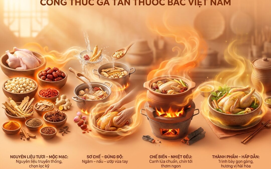 Gà Tần Thuốc Bắc: Công Thức Chuẩn Vị & Bí Quyết Nấu Ngon Bổ Dưỡng