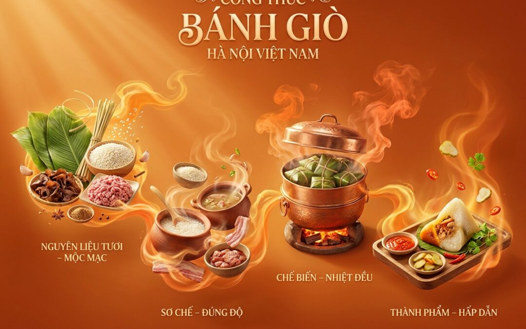 Công thức Bánh Giò Hà Nội – Bí quyết nấu chuẩn vị