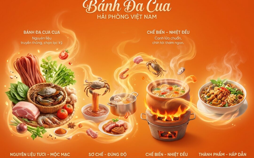 Bánh Đa Cua Hải Phòng – Công Thức Nấu Chuẩn Vị Truyền Thống